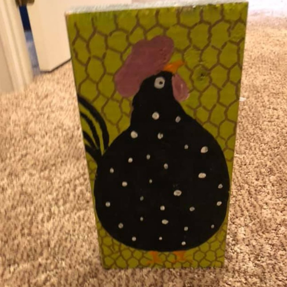 chicken kitchen art